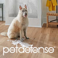 Petdefense hard surface flooring exclusively at Abbey Carpet & Floor