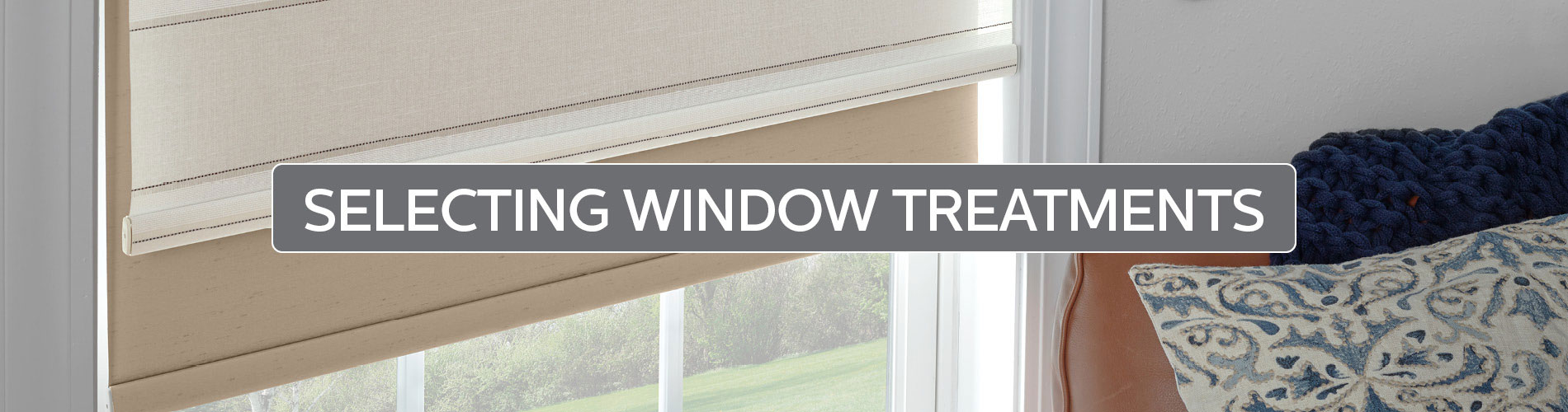 Selecting window treatments